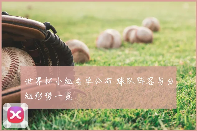 世界杯小组名单公布 球队阵容与分组形势一览