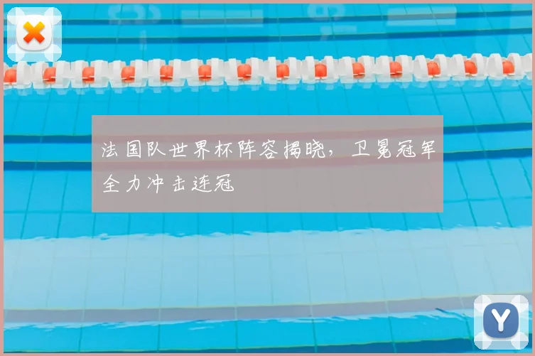 法国队世界杯阵容揭晓,卫冕冠军全力冲击连冠